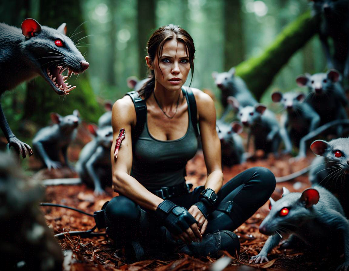 Lara Croft awaiting fate 2 by brokenbowl on DeviantArt