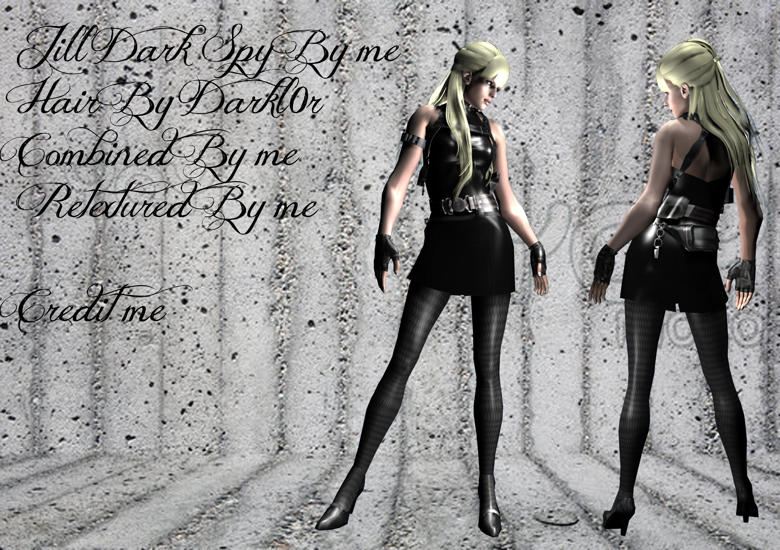 Jill Dark Spy long hair(Kate Valentine) by MsLawlipop on DeviantArt Jill Dark Spy long hair(Kate Valentine) by MsLawlipop on DeviantArt