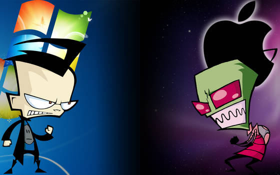 Invader Zim- Mac vs. PC