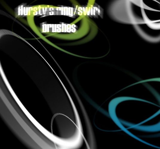 Hursty Swirl and Ring brushes