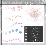 Sakura brush set