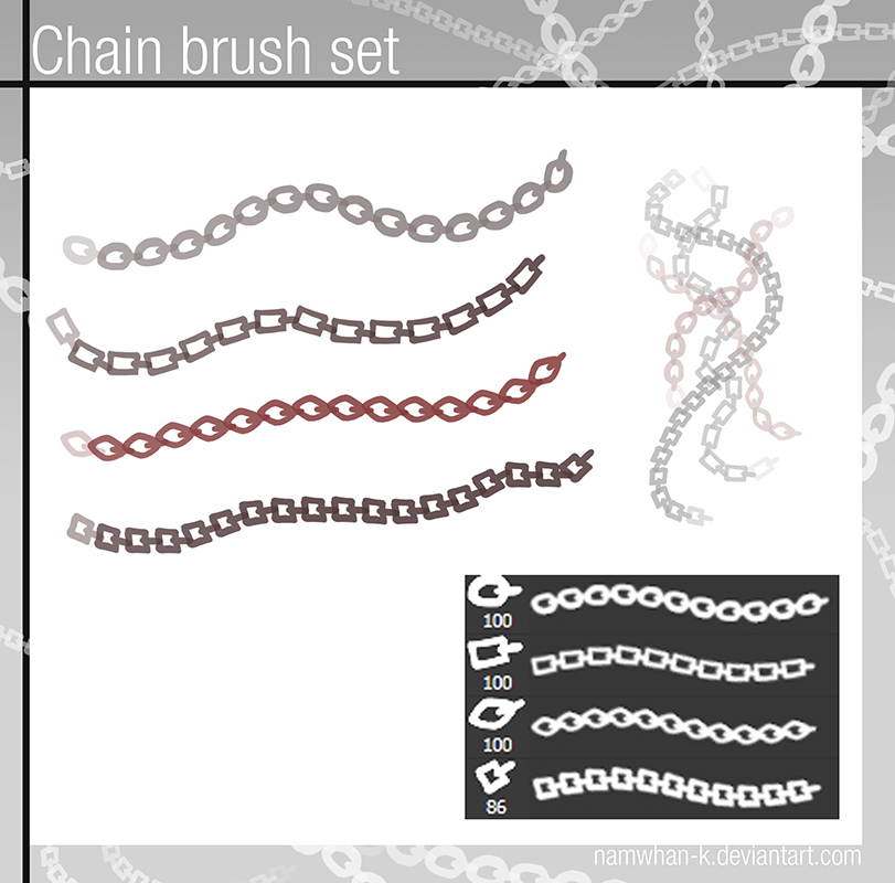 Chain brush set by NamwhanK on DeviantArt
