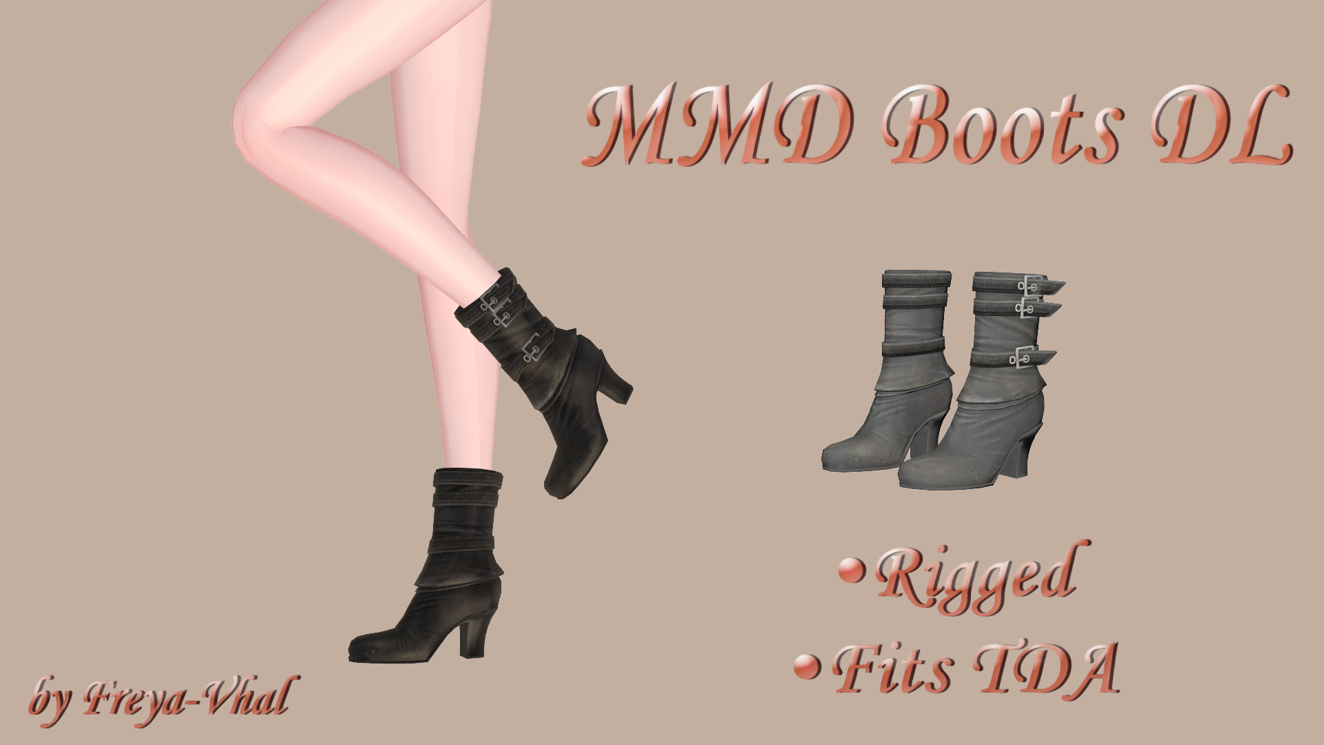 MMD Boots [DL] by Freya-Vhal on DeviantArt