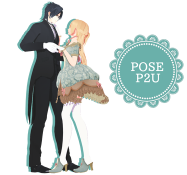 [P2U] Elegant dancing couple pose