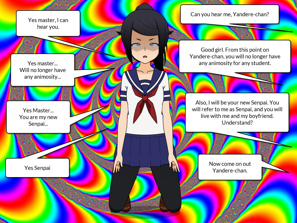 Yanderechan Hypnotized by TheBonkuraClan on DeviantArt