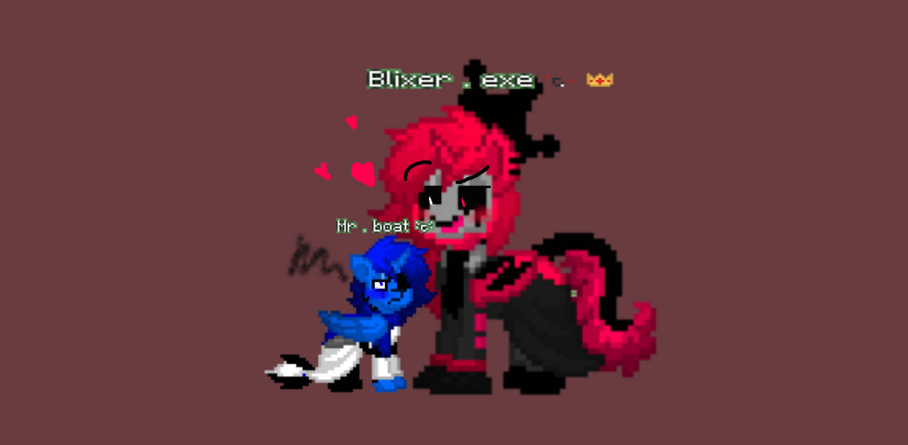 Mr . boat x blixer . exe in ponytown by nana2514 on DeviantArt