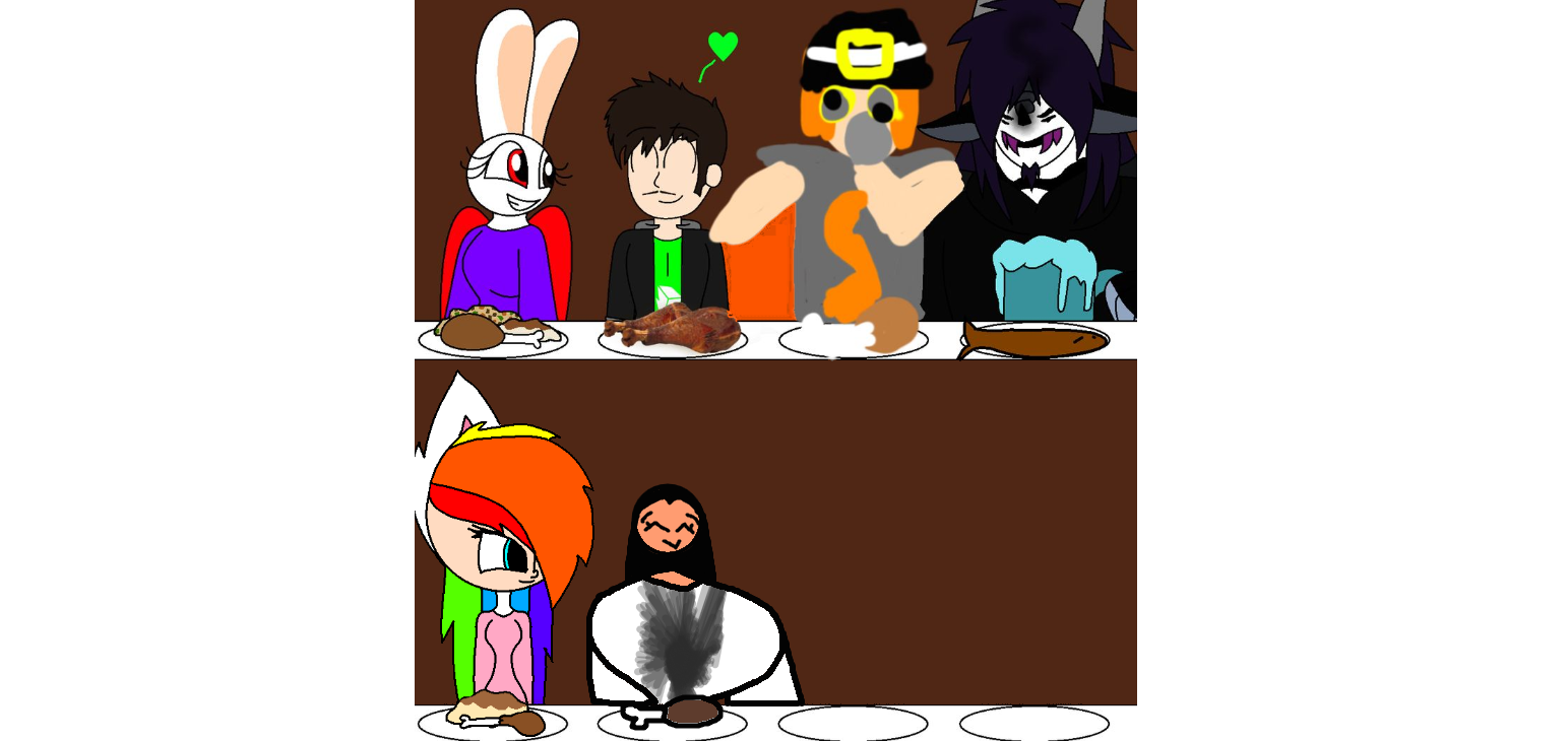 Thankgiving dinner ( collab ) by nana2514 on DeviantArt