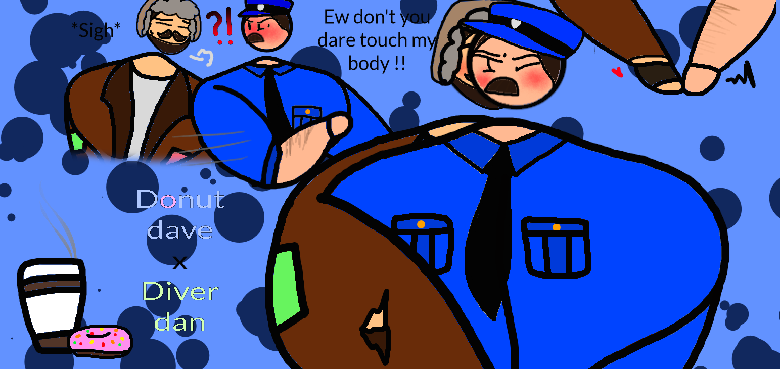 Donut dave x diver dan by nana2514 on DeviantArt