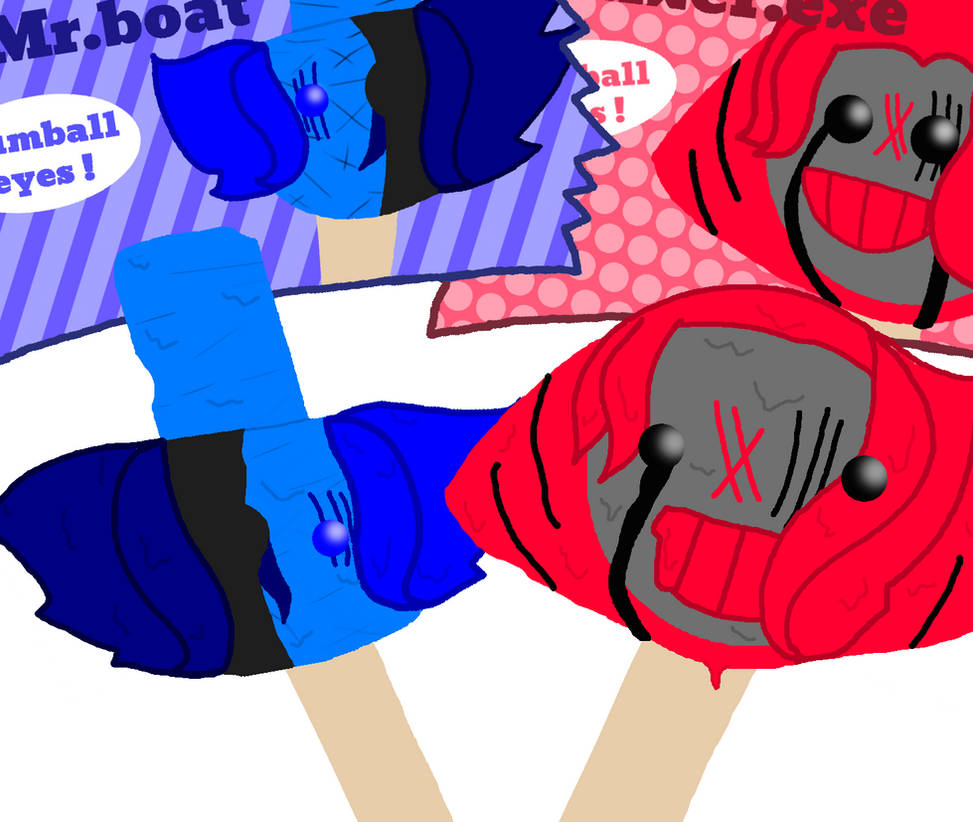 Mr.boat and blixer.exe ice cream but cursed by nana2514 on DeviantArt