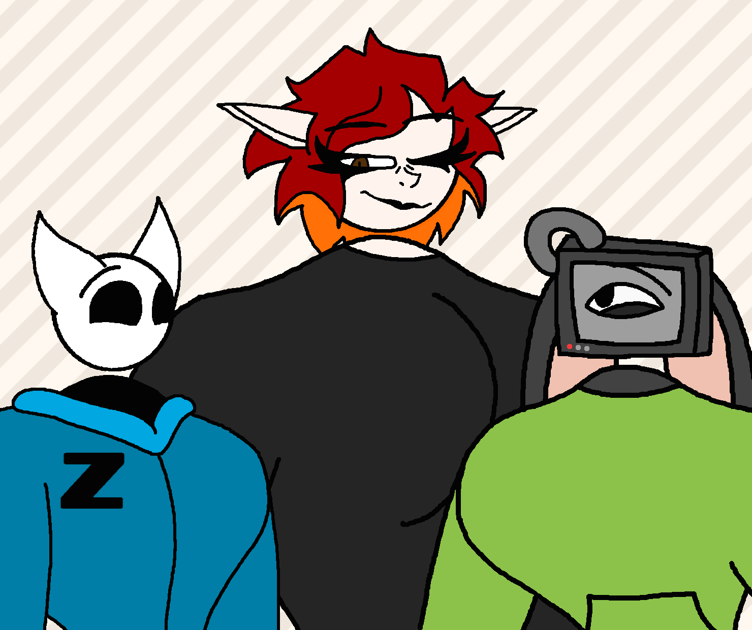 Scarlet and her besties (Art-trade) by nana2514 on DeviantArt