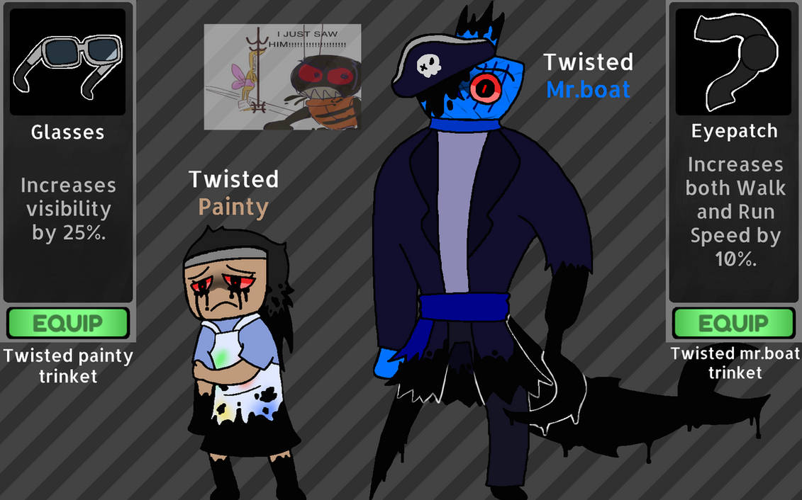 Me and mr.boat in dandy world (Twisted version) by nana2514 on DeviantArt