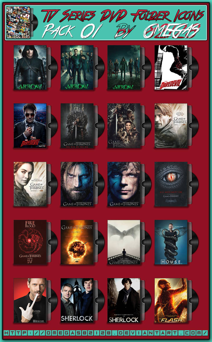 TV Series DVD Folder Icons Pack 01 by Omegas82128 on DeviantArt