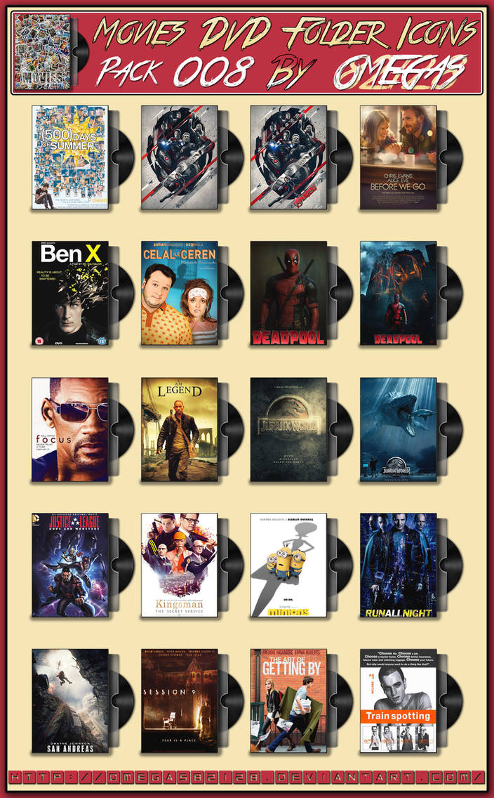 Movies DVD Folder Icons Pack 008 by Omegas82128 on DeviantArt