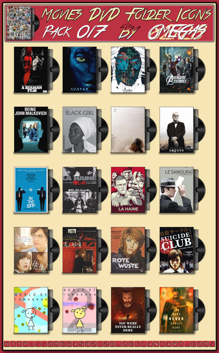 Movies DVD Folder Icons Pack 017 by Omegas82128 on DeviantArt