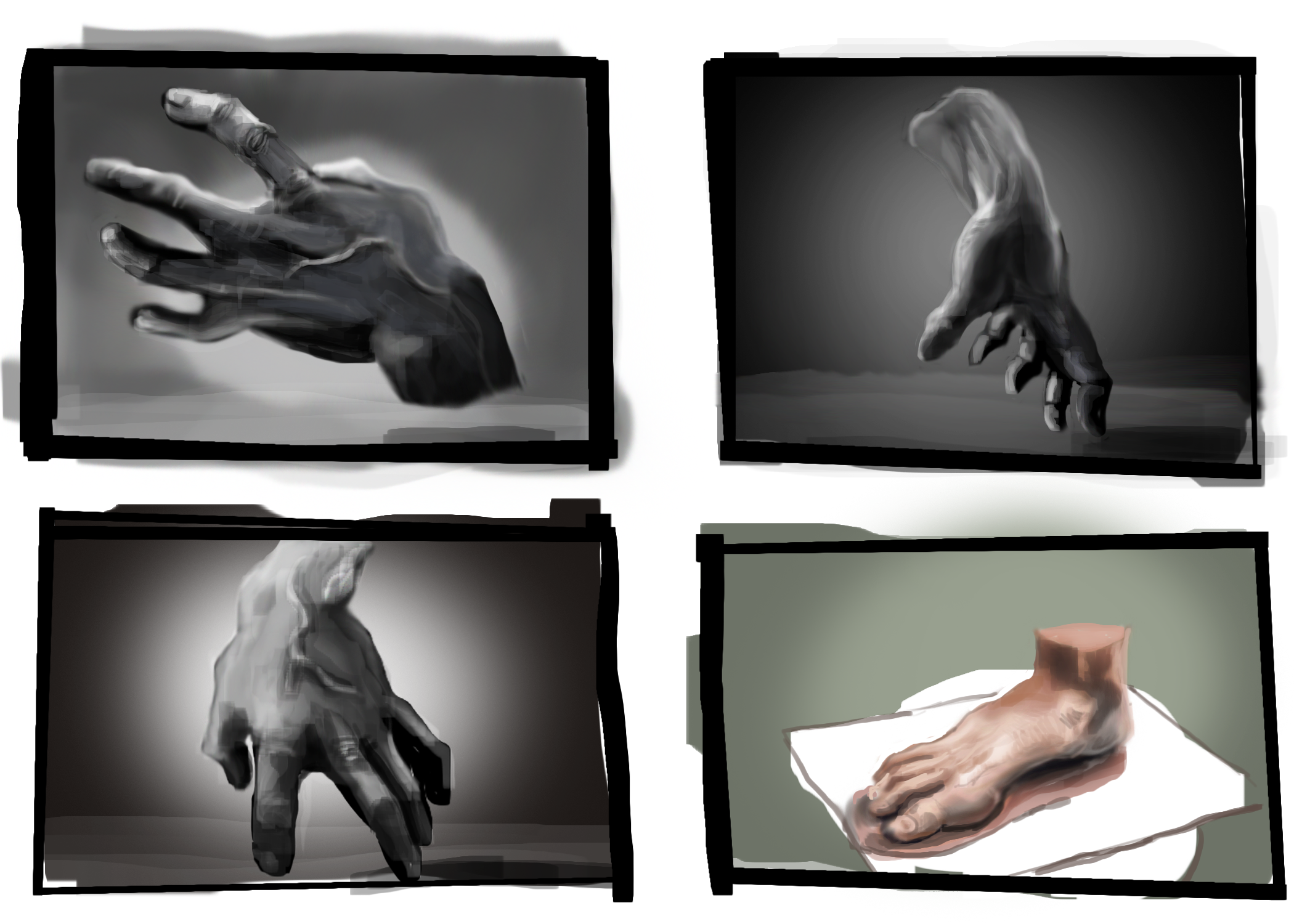 Hands and Feet rendering practice by Dinahmite64 on DeviantArt