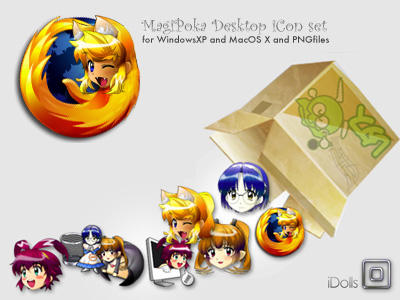 MagiPoka Desktop icon set.