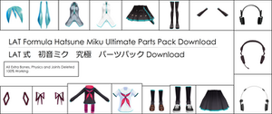 .:Parts DL:. LAT Hatsune Miku Ultimate Parts Pack