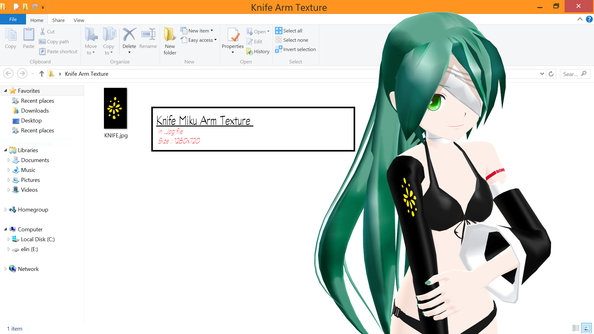 .:Texture DL:. KNIFE Miku Arm Texture by MMDAnimatio357 on DeviantArt