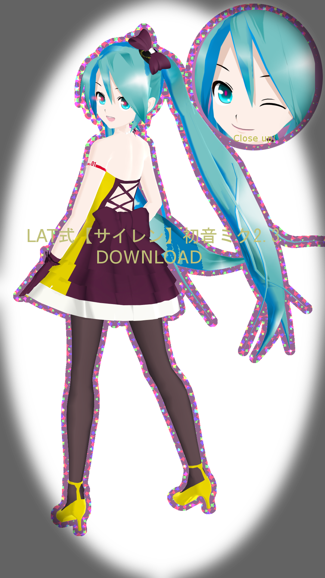 .:Model DL:. LAT PDf 2nd-Style Siren Miku