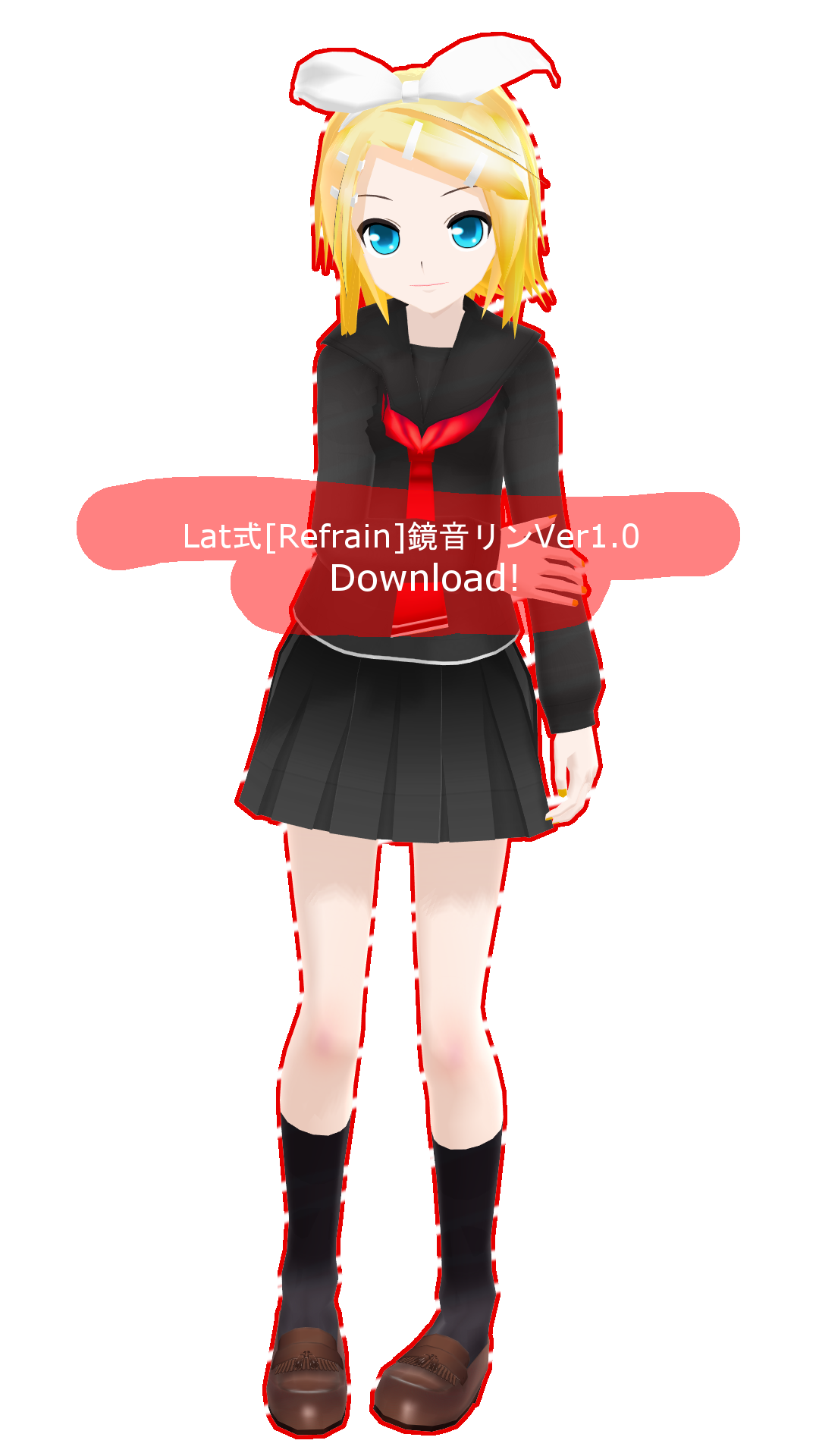 .:Model DL:. LAT Refrain Kagamine Rin by MMDAnimatio357 on DeviantArt