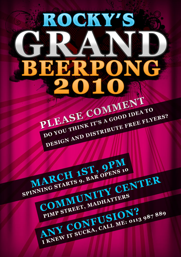 Party Flyer Design by vivrocks