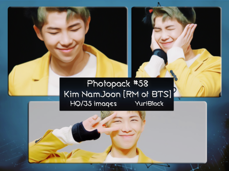 Photopack #58 - Kim NamJoon [RapMonster of BTS]