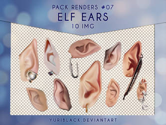 Render Pack #7 - Elf Ears I