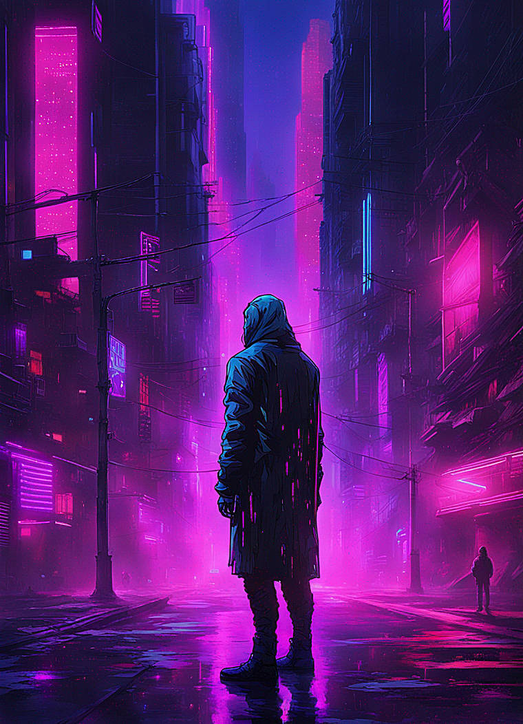 A Cyberpunk Scene (2) by llAesirll on DeviantArt