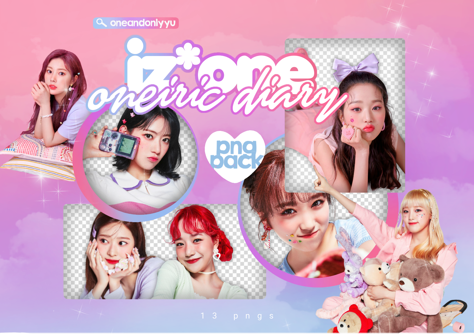 Png Pack 37 Iz One Oneiric Diary Diary Ver By Oneandonlyyu On Deviantart