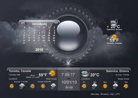 Double Weather with Calendar