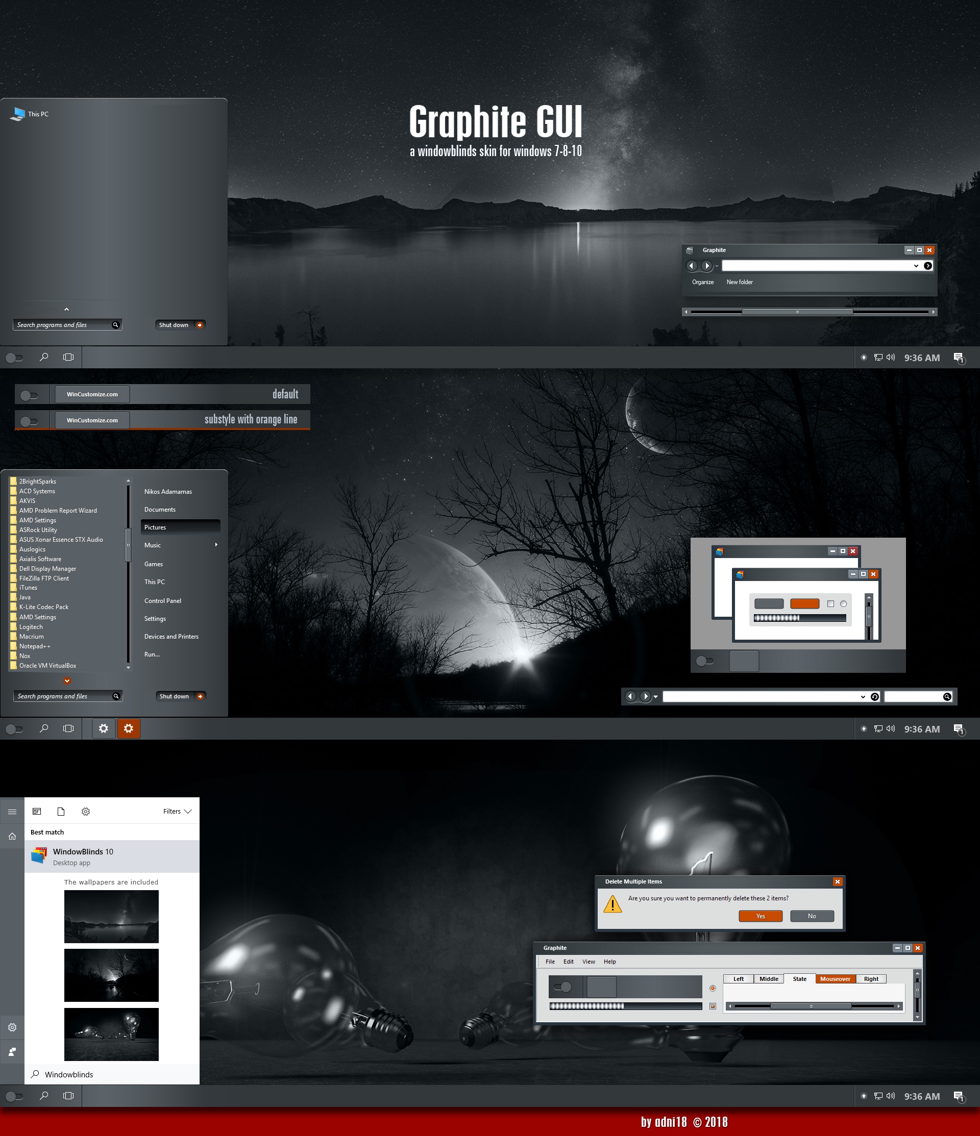 Graphite Os Ui Graphite GUI by adni18 on DeviantArt