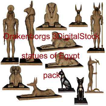 Statues of Egypt pack