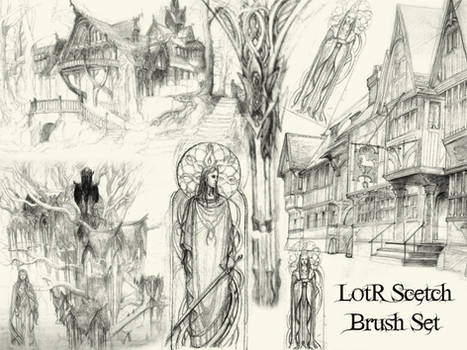 LotR Scetch Brush Set