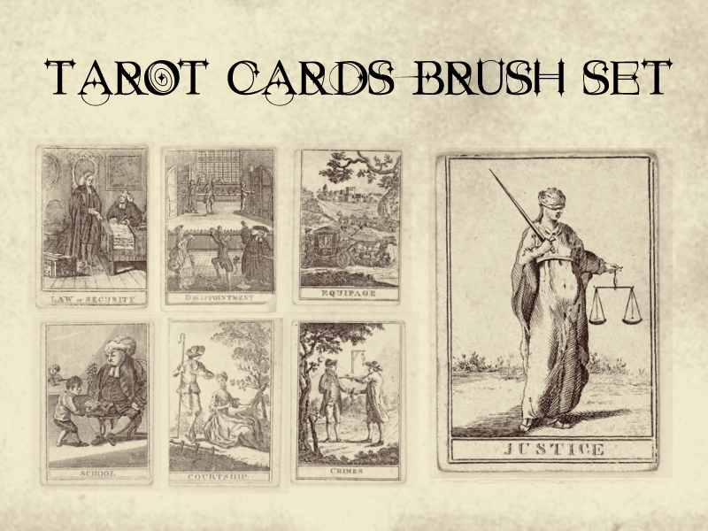 Tarot Cards Brush Set