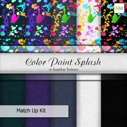 Seamless Textures Color Paint Splash