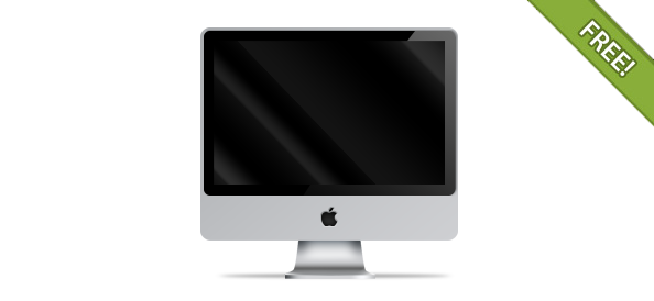 Apple iMac front view