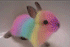 Rainbow Bunny emoticon