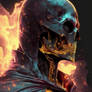 Batman as Ghost rider-1