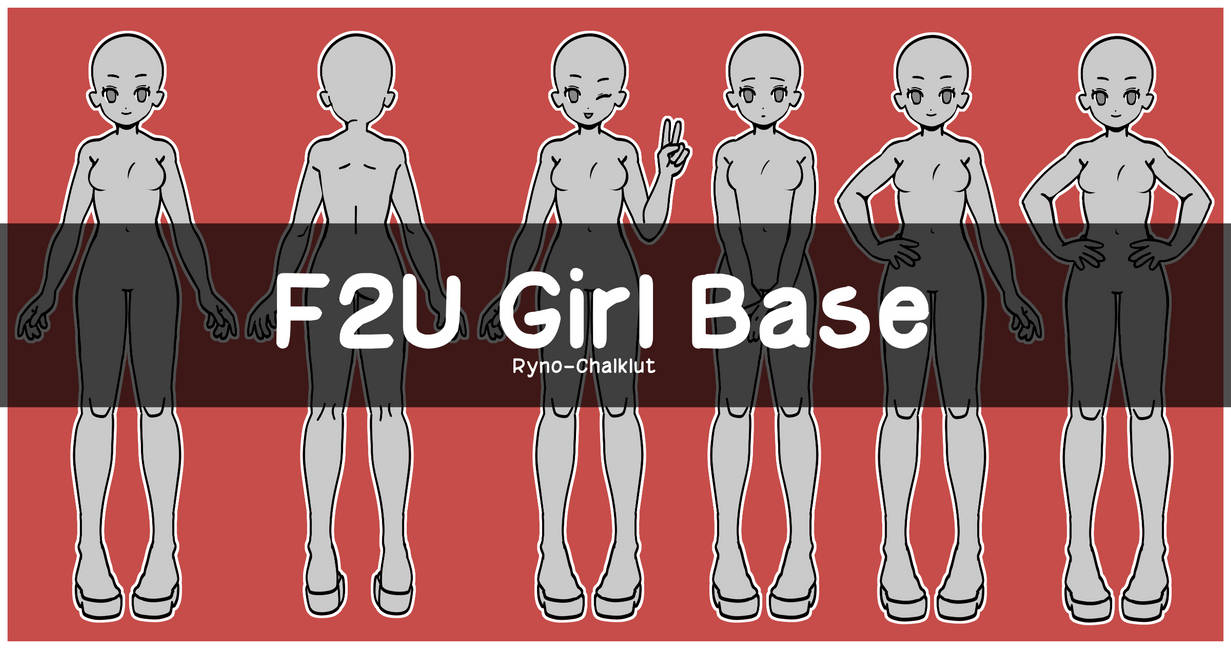 [F2U] Anime Girl Base by Ryno-Chalklut on DeviantArt