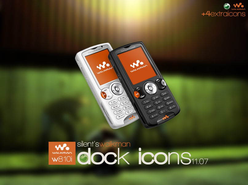 W810i Dock Icons by Siiilent