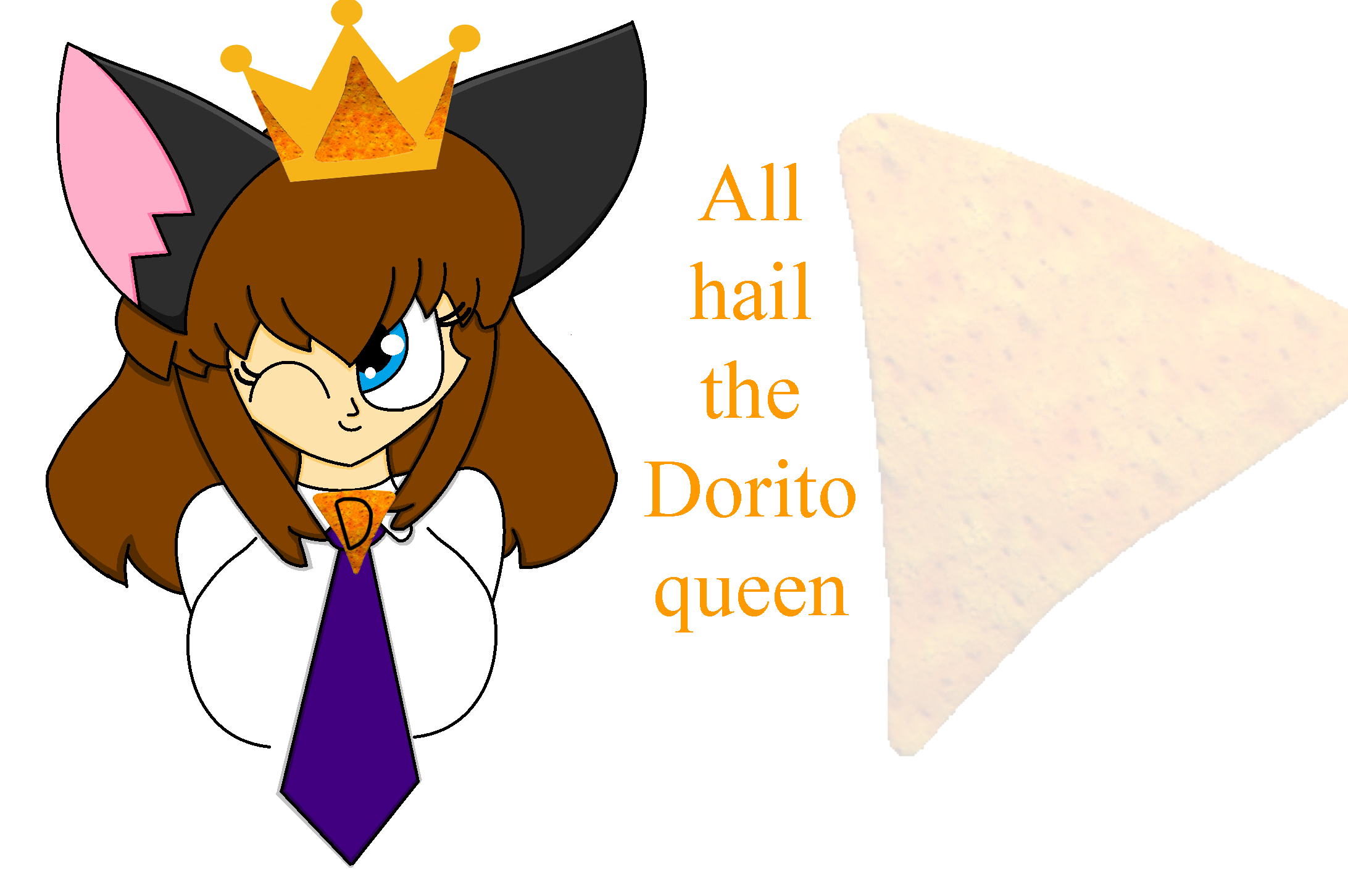 All hail the dorito queen