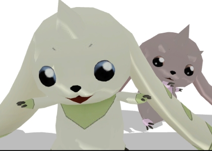 Terriermon and Lopmon