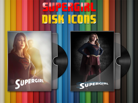 Supergirl Disk Icons