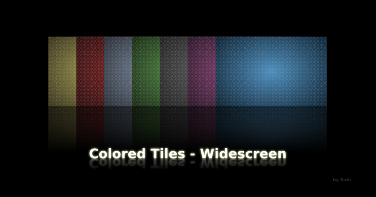 Colored Tiles - Widescreen