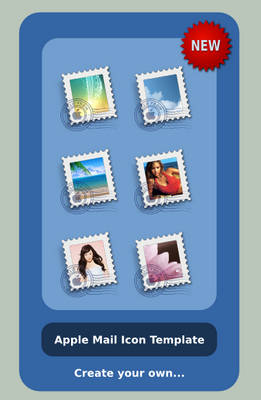 Apple Mail Icon Template