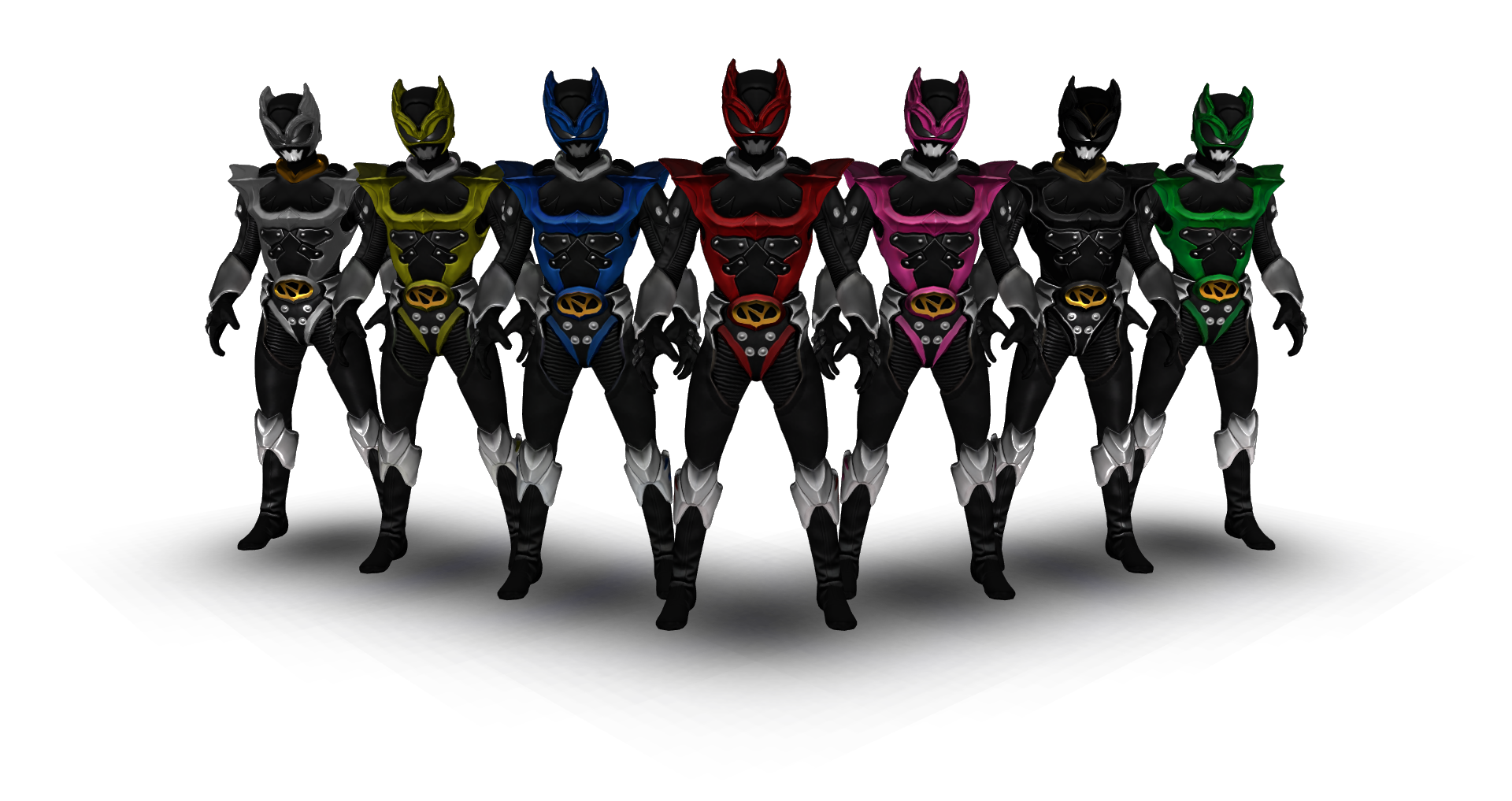 Psycho Rangers by MaZaddah on DeviantArt