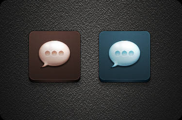 SMS icon - Jaku iOS theme for iPhone/iPod Touch
