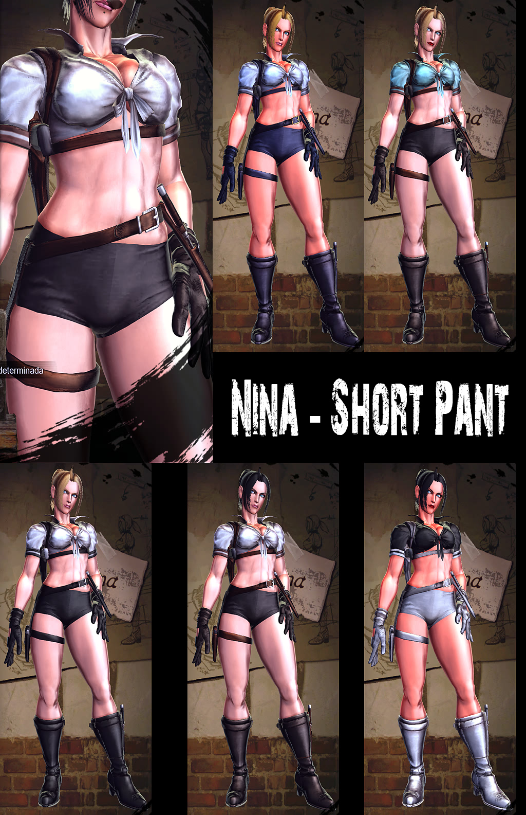 Nina Williams - Short Pant v2 - MOD - SFxTK