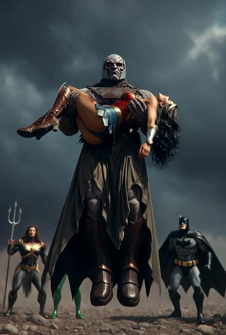 Wonder Woman and Darkseid by AttackingFlair on DeviantArt