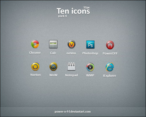 Ten Icons pack 4